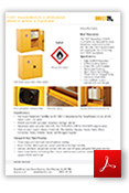 TUFF Hazardous COSHH Cupboard H900mm Thumbnail